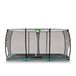 Exit Allure Classic inground trampoline 244x427cm - groen