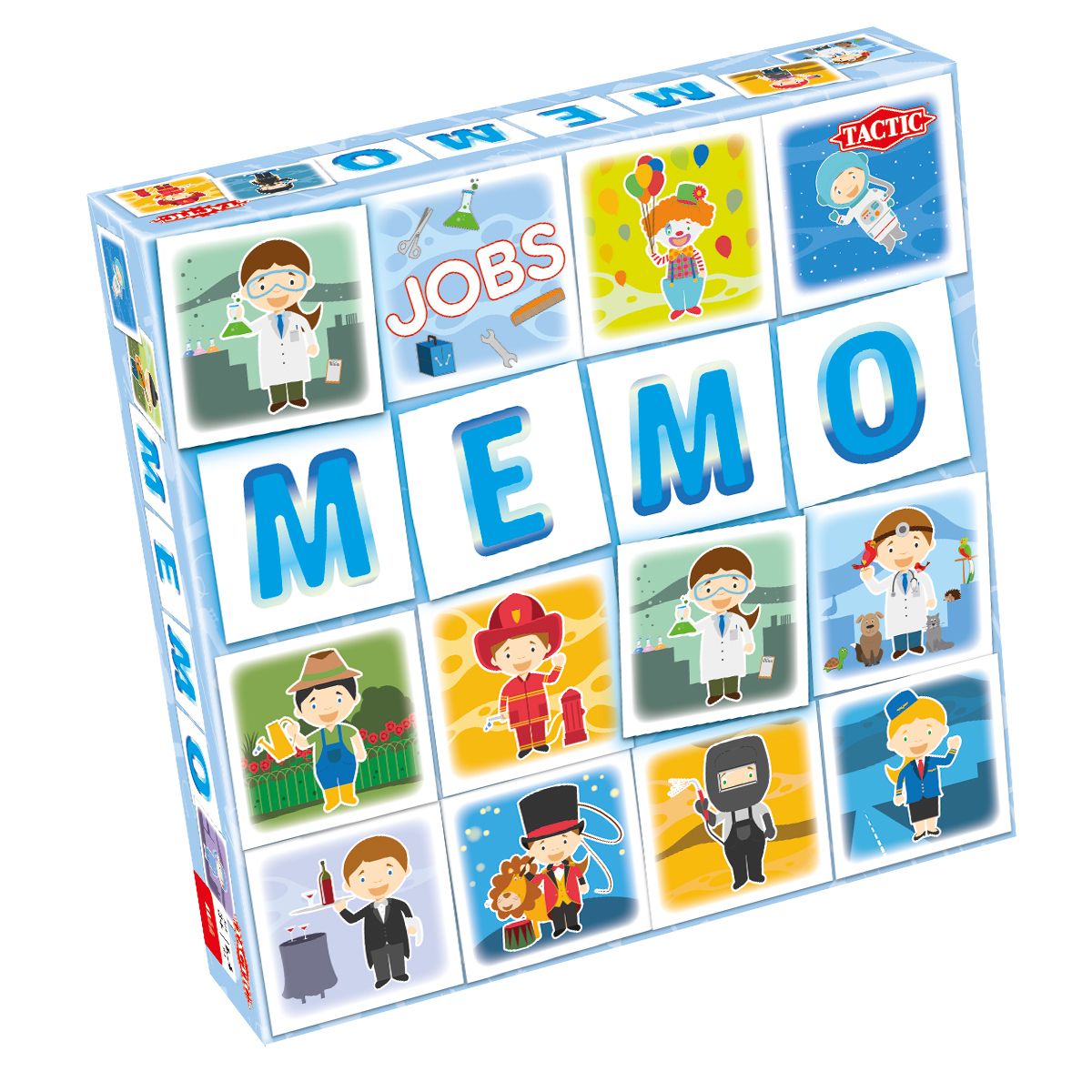 Tactic Memo Jobs Kaartspel - Matching Game for Kids