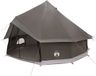 vidaXL Tipi Tent 6-persoons Bruin/Grijs Polyester/Staal