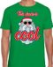 Bellatio Decorations Fout Kerst shirt / t-shirt - Stoere kerstman - this dude is cool - groen voor heren - kerstkleding / kerst outfit L