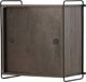 Hioshop Parly dressoir wandkast 2 deuren mocca.