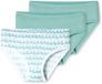 SCHIESSER Heupslip Meisjes 3-Pack Assorti 10 Printopdruk 100% Katoen Maat 116