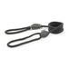 Ancol Touw Slip & Control Hondenriem in Zwart Flexibele Weerbestendige Comfortabele Grip Lichtgewicht Huisdier Puppy Riem voor Outdoor Running Wandelen - 1,5 m x 8 mm