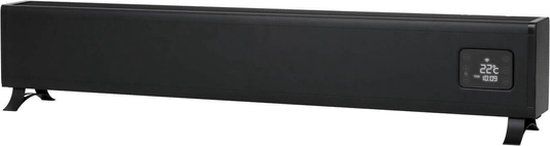 Eurom Alutherm Baseboard 1000 Wi-Fi Convectorkachel - Zwart - 1000W