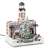 Kerstdorp | Madrid | Lumineo - 56 Micro LEDs, Bewegend, Muziek