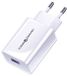 USAMS Chargeur USB blanc T22 Single USB QC3.0 Travel Charger