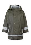 Sterntaler Uniseks regenjas voor kinderen, ongevoerd, regenjas, donkergroen, 98 cm