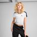 PUMA T7 baby-T-shirt voor Dames, Wit, Maat XL