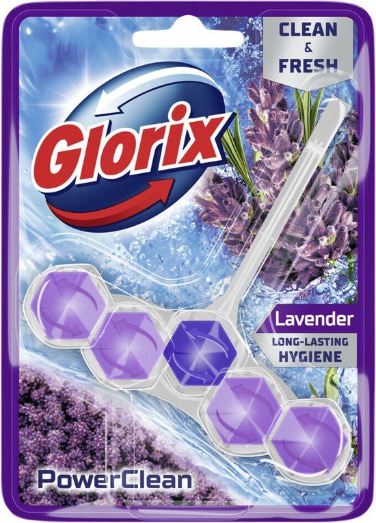 Glorix Toiletblok Power Clean Lavendel