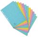 Exacompta - Ref. 7712E - karton met 15 Aquarel tabbladen