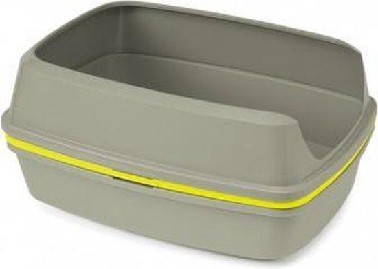 Moderna Lift To Sift Kattenbak - Grijs/Geel - 57cm - Zelfreinigend