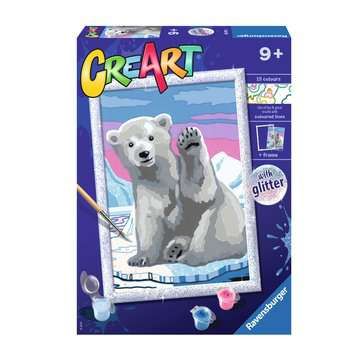 Ravensburger CreArt Pawesome Polar Bear - 200795 - 9+ jaar