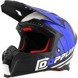 Doppler Casque cross Noir / Blanc / Bleu XL