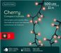 Lumineo kerstverlichting - rood - 1100 cm - 500 lampjes - twinkelend effect lichtsnoer