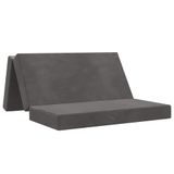 vidaXL Vouwbare Sofa Bed 160 x 67 x 45 cm Donkergrijs