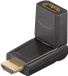 PremiumCord HDMI-adapter 19pin bus - 19pin stekker draaibaar, verguld