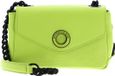 Mandarina Duck Leren Avondtas Schoudertas Mellow Neon Crossover Bag Acid Lime Neongroen