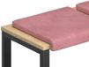vidaXL Bankkussen 2 stuks fluweel Roze 40 cm