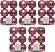 Merkloos Decoris Kerstballen - 30x st - oudroze - D8 cm - kunststof - mat/glans - kerstversiering