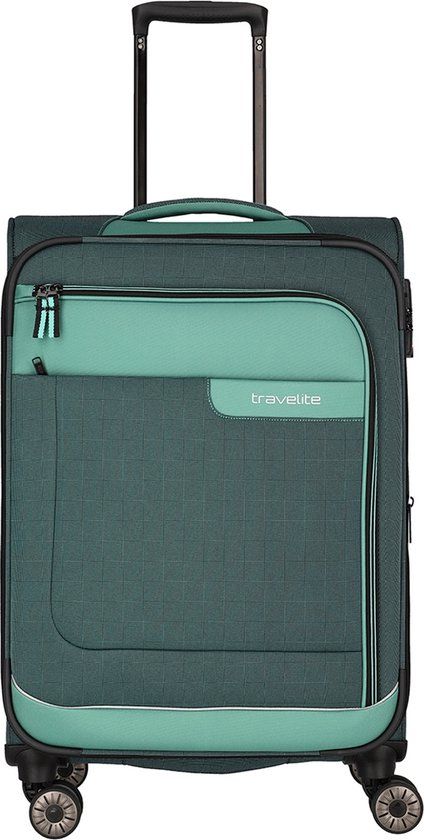 travelite VIIA 4W Trolley Eucalyptus Mintgroen 67cm