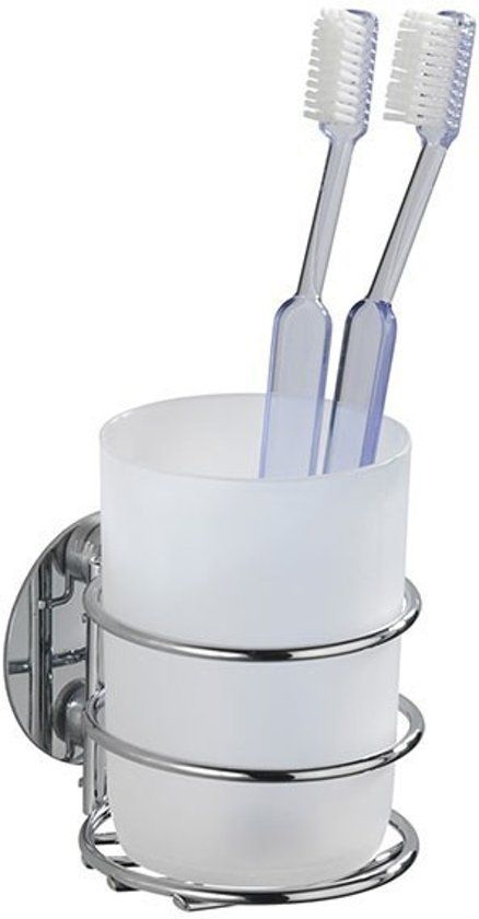 Wenko Beker Turboloc Staal Chroom 7.5x10x9cm