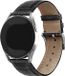 Strap-it bracelet en cuir - Convient pour Samsung Galaxy Watch Active - Noir
