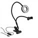 Gear4music Flexibele 3 LED-lichtring met Telefoonhouder