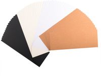 Vaessen Creative Cardstock - Multipack Neutraal - 11,4 x 30,5 cm - 60 vellen - Glad - 216 g