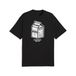 PUMA Shirt zwart / wit