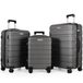 Valises cabine S/M/L / Lot de valises à coque rigide, légères, en ABS, spacieuses, résistantes, à roulettes, valise cabine, grande capacité