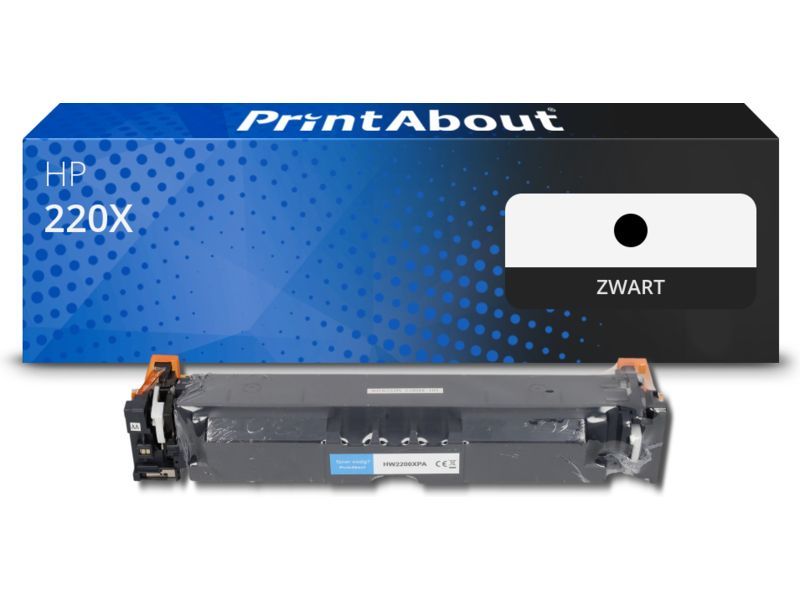 PrintAbout Toner 220X (W2200X) Zwart Hoge capaciteit geschikt voor HP