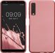 kwmobile telefoonhoesje voor Samsung Galaxy A7 (2018) - Back cover - metallic roségoud