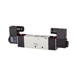 Riegler 5/3-wegventiel, elektropneumatisch, G 1/4, 230 V, 50 Hz, 950 l/min