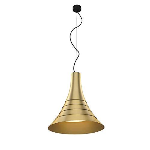 SLV pendelarmatuur BATO 45 PD / woonkamerlamp, binnenverlichting, hangarmatuur eetkamer, led, plafondarmatuur / 2500K 30 W 1900 lm goud dimbaar 100 graden