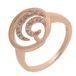Orphelia Ring Zilver 925 Rosékleurig Zirkonia Maat 54