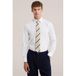 WE Fashion gestreepte stropdas - beige