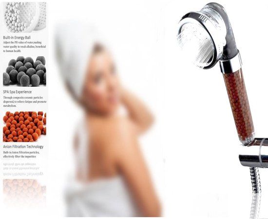 Herzberg Stijlvolle Douchekop Met 3 Natuurlijke Filters - 6958257910785