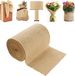 Jute Jute stof, rol. Jute om kerstbomen mee te versieren. Afmetingen: 14 inch x 150 ft. Geschikt voor knutselwerk en planten