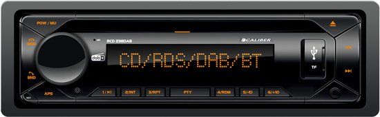 Caliber RCD238DAB-BT Autoradio - 1 DIN - Bluetooth - DAB+ - CD - USB - AUX