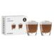RITZENHOFF 3992002 Cappuccinoglas, 200 ml, set van 2, Picco, met fijne structuur, voor koffie, cacao, melk, Made in Germany