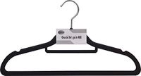 King Home G1780042/N kleerhanger, zwart, 42 x 0,6 x 15 cm