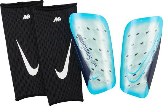NIKE - mercurial lite soccer shin gua - Scheenbeschermer heren - Blauw