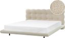 Beliani SOULISSE - Bed - Beige - 180 x 200 cm - Bouclé