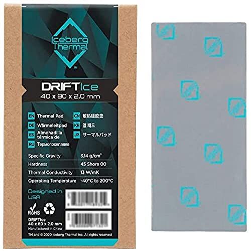Iceberg Thermal Driftice Thermo-pad, 80 mm x 40 mm x 2,0 mm