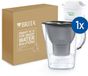 BRITA Marella Waterfilterkan Grijs - 2.4L – incl. 1 MAXTRA PRO Pure Performance Waterfilter – Past in de koelkast