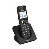 VTech ES2000 Draadloze DECT-telefoon met oproepblokkering, volumeregeling, beller-identificatie/oproep in wachttijd, 18 uur batterijduur, snelle nummering, zwart