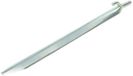 Merkloos / Sans marque Pat Europe B.V. Tentharingen - 6x stuks - grondpennen - 30 cm - metaal - met haak - Zilver