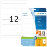Herma Etiketten 8628 Premium A4 Wit 97 x 42.3 mm 120 stuks
