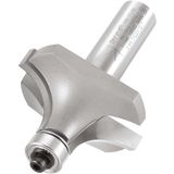 Trend Professioneel Kogellager-Geleide Ovolo-Freessnijder, 16Mm Radius, 1/2 Inch Schacht, 44.5Mm Snijdiameter & 22Mm Snijlengte, Twee Lagers, Hardmetalen Punt (Tct), 46/160X1/2Tc