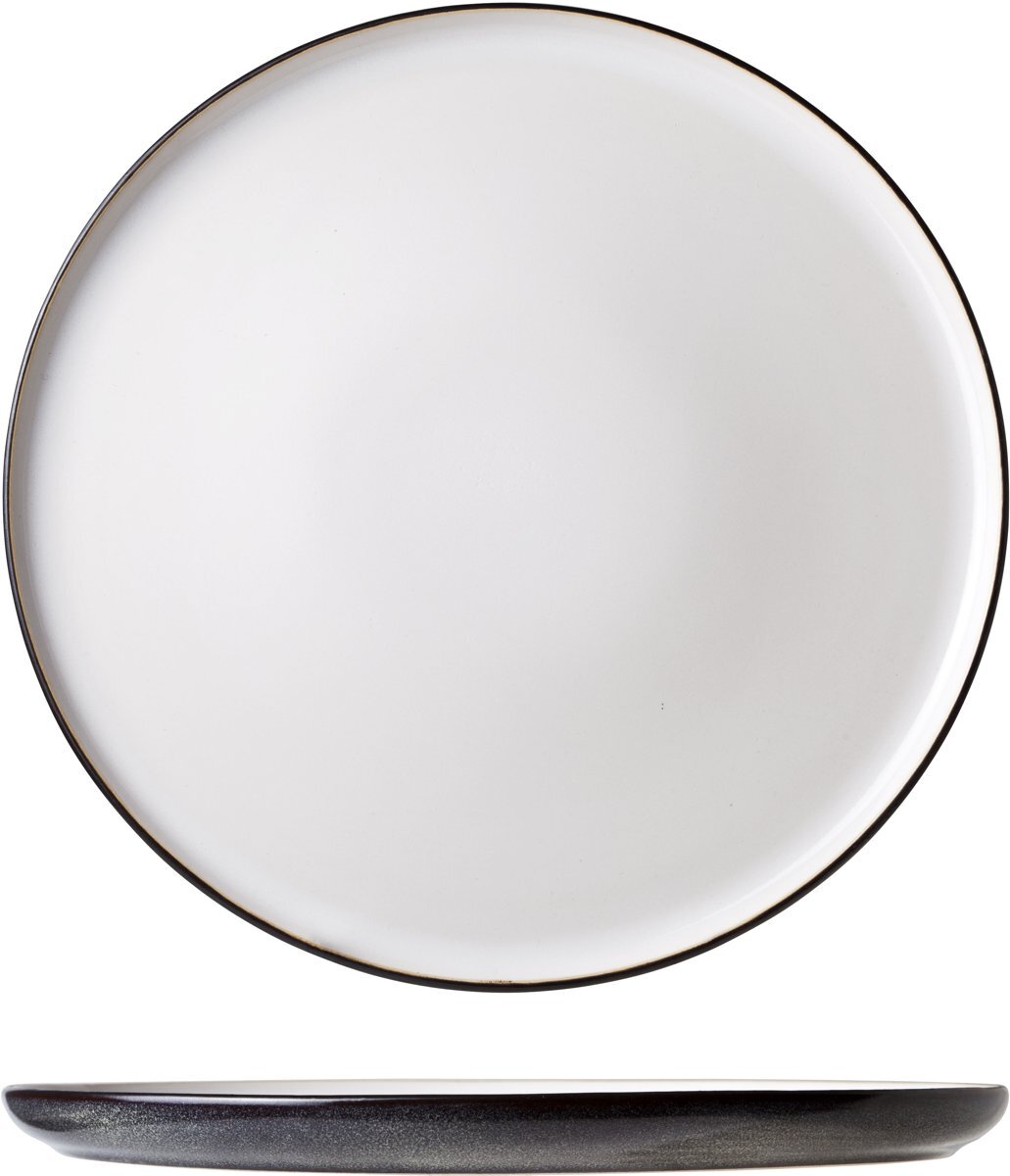 Cosy&Trendy Ciel Blanc Plat Bord - Ã˜ 27.5 cm - Set-4